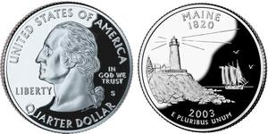 1/4 Dollar Vereinigten Staaten von Amerika (1776 - ) Silber George Washington