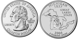1/4 Dollar Vereinigten Staaten von Amerika (1776 - ) Silber George Washington