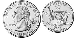 1/4 Dollar Vereinigten Staaten von Amerika (1776 - ) Silber George Washington