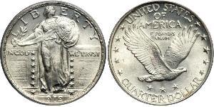 1/4 Dollar Vereinigten Staaten von Amerika (1776 - ) Silber 