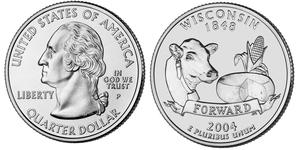 1/4 Dollar Vereinigten Staaten von Amerika (1776 - ) Silber George Washington