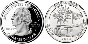 1/4 Dollar Vereinigten Staaten von Amerika (1776 - ) Silber George Washington