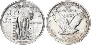 1/4 Dollar Vereinigten Staaten von Amerika (1776 - ) Silber 