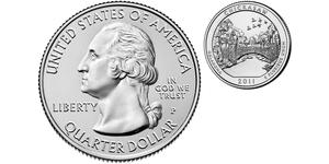 1/4 Dollar Vereinigten Staaten von Amerika (1776 - ) Silber George Washington