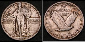1/4 Dollar Vereinigten Staaten von Amerika (1776 - ) Silber 