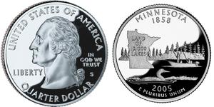 1/4 Dollar Vereinigten Staaten von Amerika (1776 - ) Silber George Washington