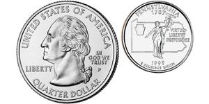 1/4 Dollar Vereinigten Staaten von Amerika (1776 - ) Silber George Washington