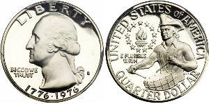 1/4 Dollar Vereinigten Staaten von Amerika (1776 - ) Silber George Washington