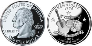 1/4 Dollar Vereinigten Staaten von Amerika (1776 - ) Silber George Washington