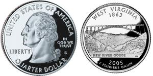 1/4 Dollar Vereinigten Staaten von Amerika (1776 - ) Silber George Washington
