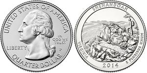 1/4 Dollar Vereinigten Staaten von Amerika (1776 - ) Silber George Washington