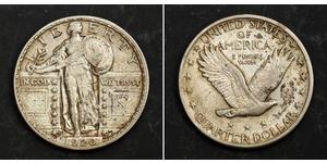 1/4 Dollar Vereinigten Staaten von Amerika (1776 - ) Silber 