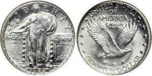 1/4 Dollar Vereinigten Staaten von Amerika (1776 - ) Silber 