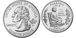 1/4 Dollar Vereinigten Staaten von Amerika (1776 - ) Silber George Washington