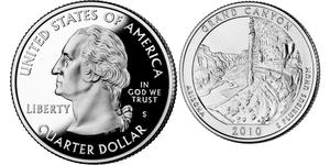 1/4 Dollar Vereinigten Staaten von Amerika (1776 - ) Silber George Washington