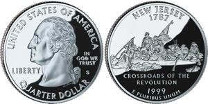 1/4 Dollar Vereinigten Staaten von Amerika (1776 - ) Silber George Washington