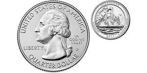 1/4 Dollar Vereinigten Staaten von Amerika (1776 - ) Silber George Washington