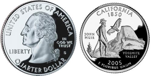 1/4 Dollar Vereinigten Staaten von Amerika (1776 - ) Silber George Washington