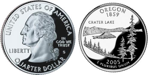 1/4 Dollar Vereinigten Staaten von Amerika (1776 - ) Silber George Washington