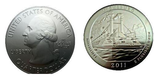 1/4 Dollar Vereinigten Staaten von Amerika (1776 - ) Silber George Washington