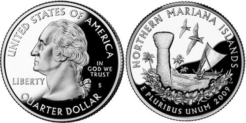 1/4 Dollar Vereinigten Staaten von Amerika (1776 - ) Silber George Washington