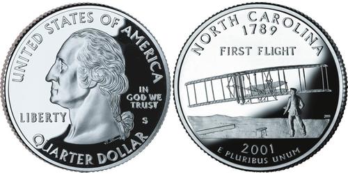 1/4 Dollar Vereinigten Staaten von Amerika (1776 - ) Silber George Washington