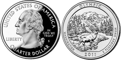 1/4 Dollar Vereinigten Staaten von Amerika (1776 - ) Silber George Washington
