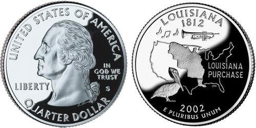 1/4 Dollar Vereinigten Staaten von Amerika (1776 - ) Silber George Washington