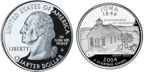 1/4 Dollar USA (1776 - ) Silver George Washington