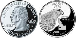 1/4 Dollar 美利堅合眾國 (1776 - ) 镍/銅 乔治·华盛顿