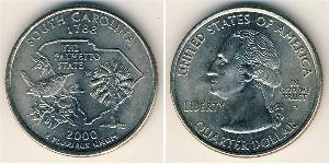 1/4 Dollar 美利堅合眾國 (1776 - ) 銅/镍 乔治·华盛顿