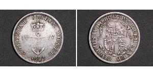 1/4 Dollaro Raj Britannico (1858-1947) Argento Giorgio IV (1762-1830)