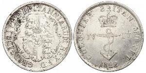 1/4 Dollaro Raj Britannico (1858-1947) Argento Giorgio IV (1762-1830)