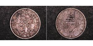 1/4 Dollaro Raj Britannico (1858-1947) Argento Giorgio IV (1762-1830)