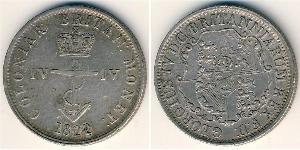 1/4 Dollaro Raj Britannico (1858-1947) Argento Giorgio IV (1762-1830)
