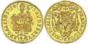 1/4 Ducat Salzburg (1328 - 1803) Gold 