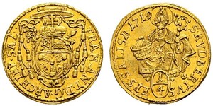 1/4 Ducat Salzburg (1328 - 1803) Gold 