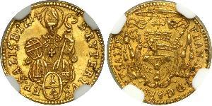 1/4 Ducat Salzbourg (1328 - 1803) Or 