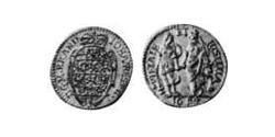 1/4 Ducat Principality of Ansbach (1398–1792) 金 John Frederick, Margrave of Brandenburg-Ansbach (1654 – 1686)