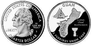 1/4 Dólar Estados Unidos de América (1776 - ) Níquel/Cobre 
