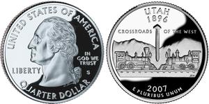 1/4 Dólar Estados Unidos de América (1776 - ) Níquel/Cobre George Washington