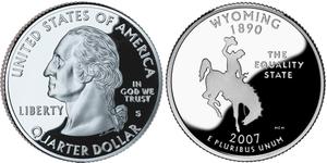 1/4 Dólar Estados Unidos de América (1776 - ) Níquel/Cobre George Washington