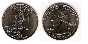 1/4 Dólar Estados Unidos de América (1776 - ) Níquel/Cobre George Washington