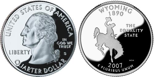 1/4 Dólar Estados Unidos de América (1776 - ) Níquel/Cobre George Washington