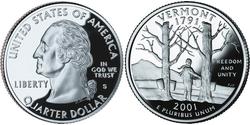 1/4 Dólar Estados Unidos de América (1776 - ) Plata George Washington