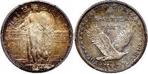1/4 Dólar Estados Unidos de América (1776 - ) Plata 