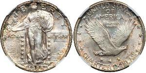 1/4 Dólar Estados Unidos de América (1776 - ) Plata 