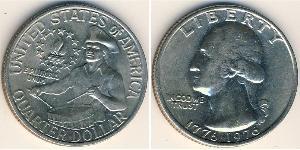 1/4 Dólar Estados Unidos de América (1776 - ) Plata George Washington