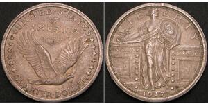 1/4 Dólar Estados Unidos de América (1776 - ) Plata 