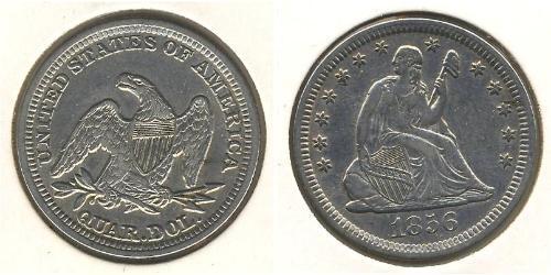 1/4 Dólar Estados Unidos de América (1776 - ) Plata 